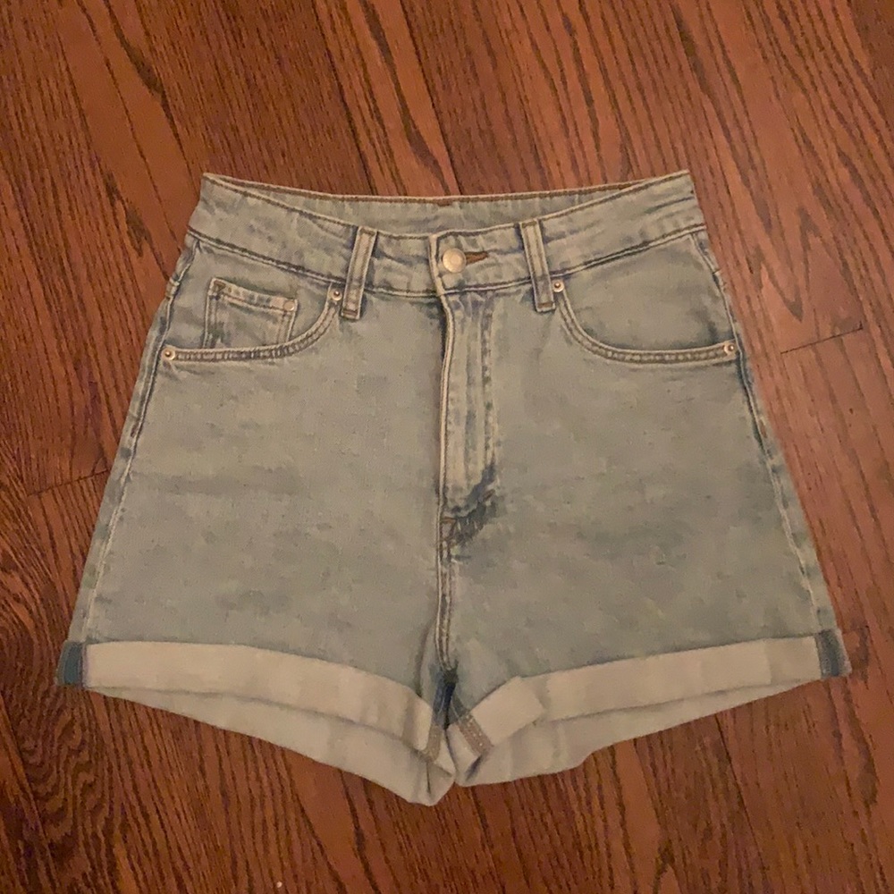High waisted mom shorts